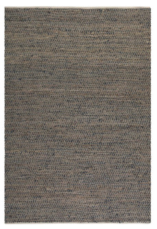 Tobais Rug in Brown Leather/Hemp (52|71001-8)