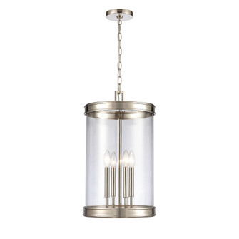 Mendoza Four Light Pendant in Polished Nickel (45|69766/4)