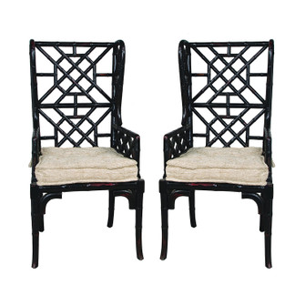 Bamboo Chair in Black (45|659522PWMLB)