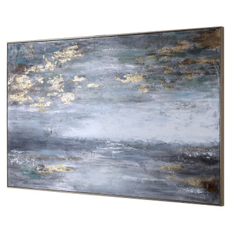 Dawn To Dusk Hand Painted Art in Gold (52|31329)