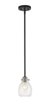 Kraken One Light Pendant in Matte Black + Brushed Nickel (224|466MP-MB-BN)