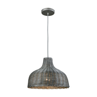Pleasant Fields One Light Pendant in Weathered Gray (45|31641/1)