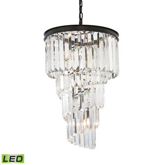 Palacial LED Chandelier in Oil Rubbed Bronze (45|14217/6-LED)