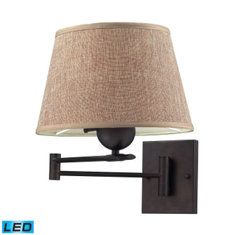 Swingarms LED Wall Sconce in Aged Bronze (45|10291/1-LED)