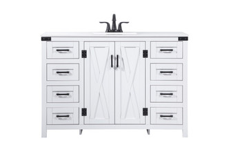 Grant Single Bathroom Vanity in white (173|VF90248WH)