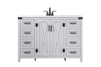 Grant Single Bathroom Vanity in grey (173|VF90248GR)