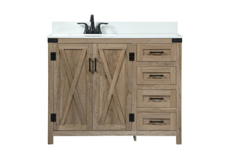 Grant Single Bathroom Vanity in natural oak (173|VF90242NT-BS)