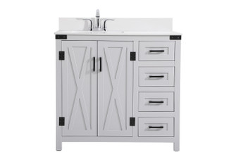 Grant Bathroom Vanity Set in Grey (173|VF90236GR-BS)