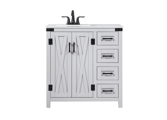 Grant Single Bathroom Vanity in grey (173|VF90232GR)
