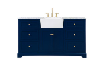 Franklin Single Bathroom Vanity in blue (173|VF60260BL)