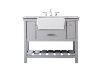 Clement Single Bathroom Vanity in grey (173|VF60142GR)