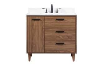 Baldwin Single Bathroom Vanity in walnut brown (173|VF47036WB-BS)