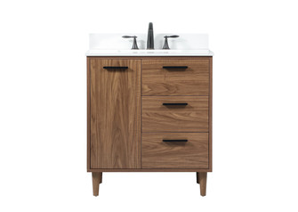 Baldwin Single Bathroom Vanity in walnut brown (173|VF47030WB-BS)