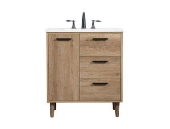 Baldwin Single Bathroom Vanity in Natural Oak (173|VF47030NT)