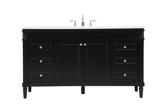 Bennett Single Bathroom Vanity in Black (173|VF31860BK)