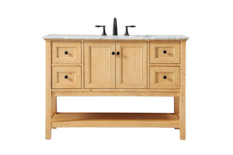 Metropolis Single Bathroom Vanity in Natural Wood (173|VF27048NW)