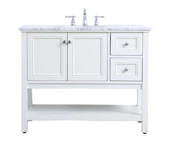 Metropolis Single Bathroom Vanity Set in White (173|VF27042WH)