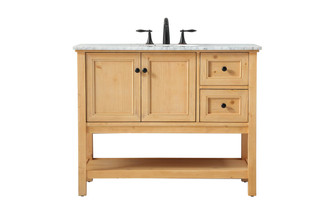 Metropolis Single Bathroom Vanity in natural wood (173|VF27042NW)