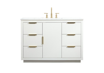 Blake Vanity Sink Set in white (173|VF19448WH)