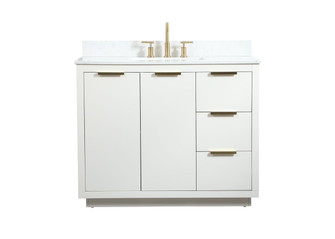 Blake Vanity Sink Set in White (173|VF19442WH-BS)