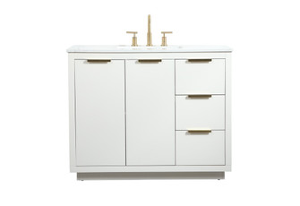 Blake Vanity Sink Set in white (173|VF19442WH)