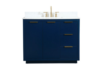 Blake Vanity Sink Set in blue (173|VF19442BL-BS)