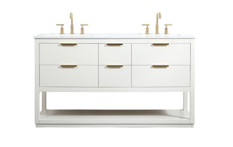 Larkin Vanity Sink Set in white (173|VF19260DWH)