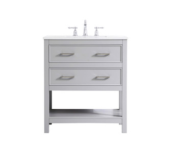 Sinclaire Single Bathroom Vanity in Grey (173|VF19030GR)