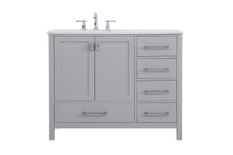 Irene Single Bathroom Vanity in Gray (173|VF18842GR)