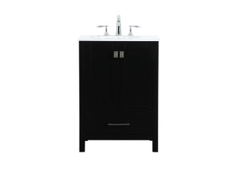 Irene Vanity Sink Set in black (173|VF18824BK)