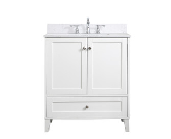Sommerville Bathroom Vanity Set in White (173|VF18030WH-BS)