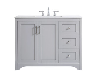 moore Single Bathroom Vanity in Grey (173|VF17042GR)