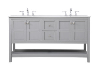 Theo Single Bathroom Vanity in Gray (173|VF16460DGR)