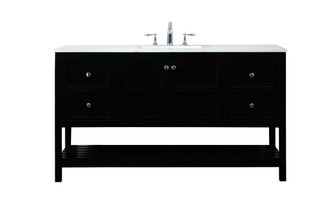 Theo Vanity Sink Set in black (173|VF16460BK)