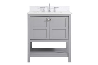 Theo Bathroom Vanity Set in Gray (173|VF16430GR-BS)