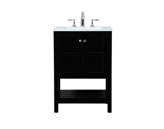 Theo Vanity Sink Set in black (173|VF16424BK)