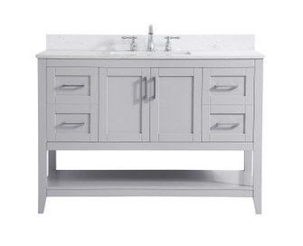 Aubrey Bathroom Vanity Set in Grey (173|VF16048GR-BS)
