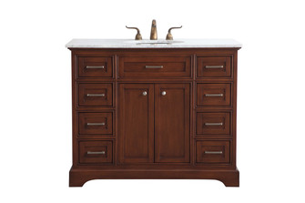 Americana Single Bathroom Vanity Set in teak (173|VF15042TK)