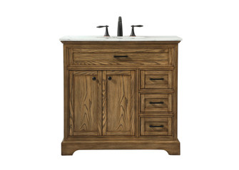 Americana Single Bathroom Vanity in driftwood (173|VF15036DW)