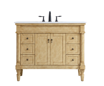 Lexington Single Bathroom Vanity in antique beige (173|VF13042AB)