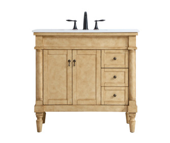 Lexington Single Bathroom Vanity in antique beige (173|VF13036AB)