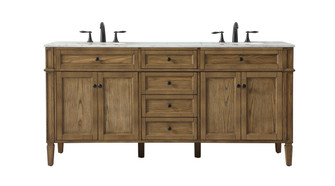 Park Avenue Double Bathroom Vanity in driftwood (173|VF12572DDW)