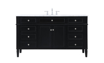 Park Avenue Single Bathroom Vanity in Black (173|VF12560BK)