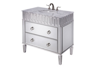 Nouveau Single Bathroom Vanity in Clear (173|VF-1104)