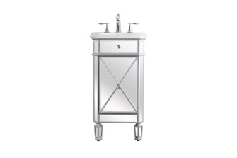 Camille Single Bathroom Vanity Set in Antique Silver (173|VF11019SL)