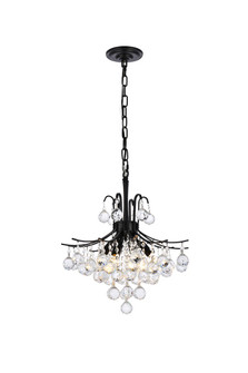 Toureg Six Light Pendant in Black and Clear (173|V8000D16BK/RC)