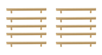 Dior Bar Pull Multipack (set of 10) in Brass (173|PL402-7-BR-10PK)