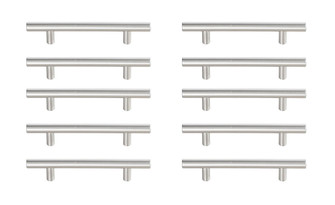 Quinn Bar Pull Multipack (set of 10) in Brushed Nickel (173|PL400-4-NK-10PK)