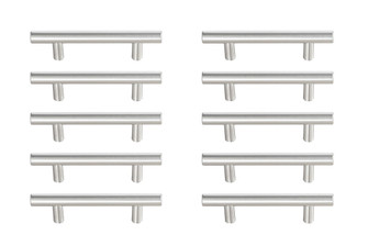 Quinn Bar Pull Multipack (set of 10) in Brushed Nickel (173|PL400-3-NK-10PK)