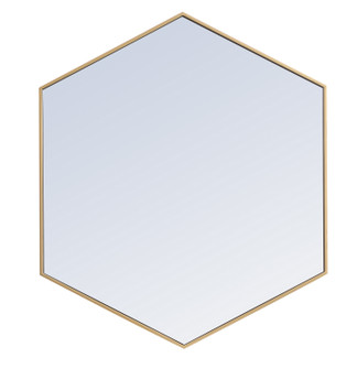 Decker Mirror in Brass (173|MR4541BR)